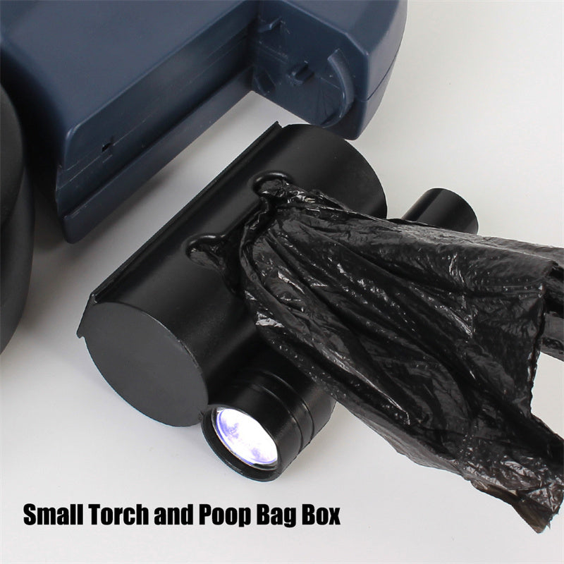 Reflective Dual Retractable Dog Leash with Lights