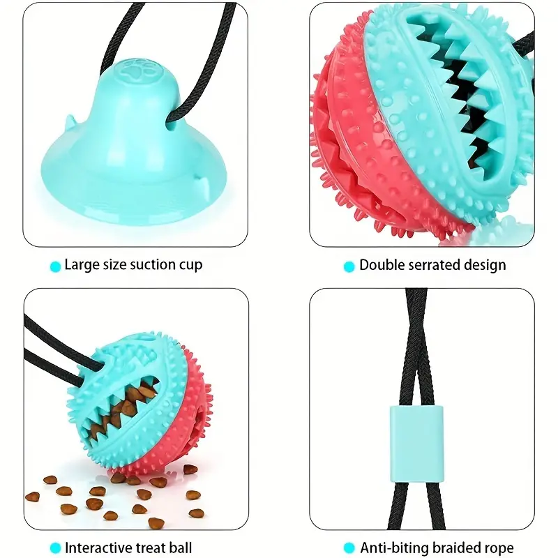 Suction Cup Tug-of-War Dog Toy