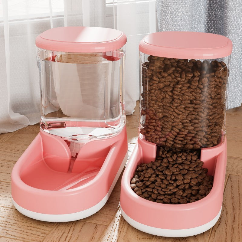 Automatic Pet Water Fountain & Feeder