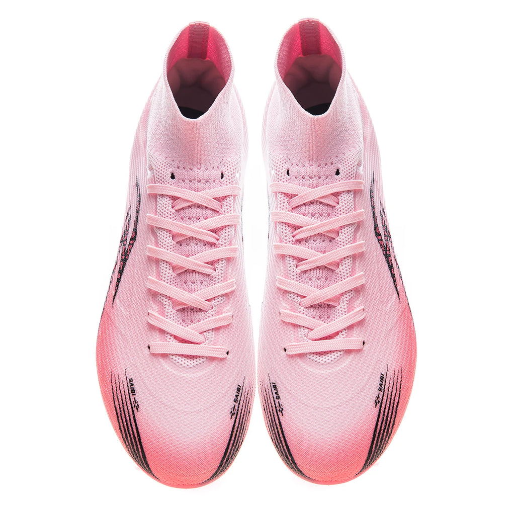 All-Season Football Cleats ODM  Factory Direct Hot Sale Soccer Shoes Mesh Upper TPU Midsole Rubber Outsole Durable Unisex Spikes