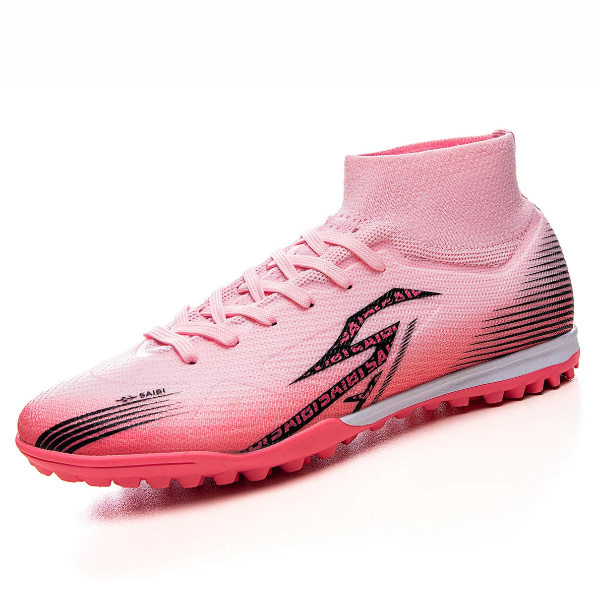 All-Season Football Cleats ODM  Factory Direct Hot Sale Soccer Shoes Mesh Upper TPU Midsole Rubber Outsole Durable Unisex Spikes