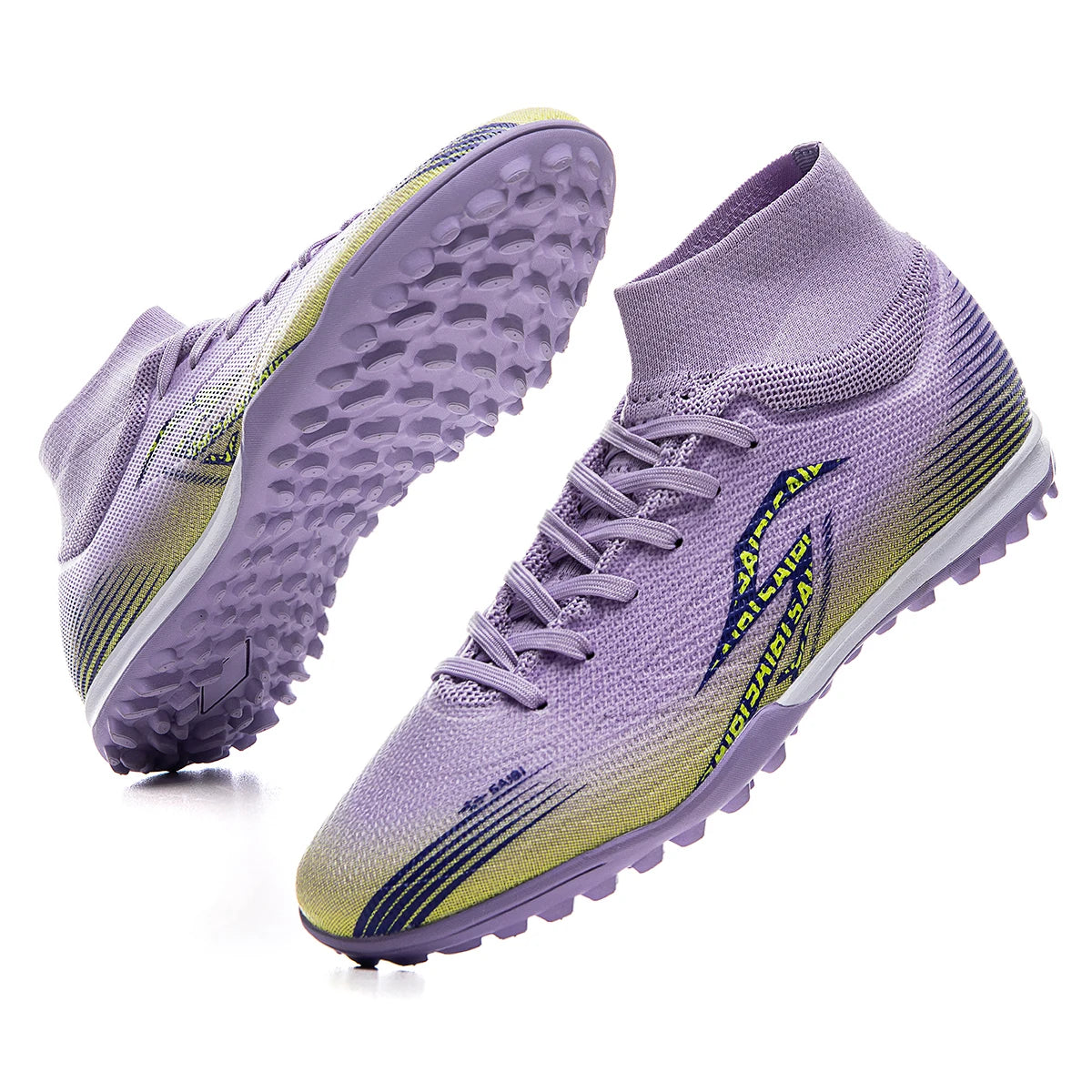 All-Season Football Cleats ODM  Factory Direct Hot Sale Soccer Shoes Mesh Upper TPU Midsole Rubber Outsole Durable Unisex Spikes