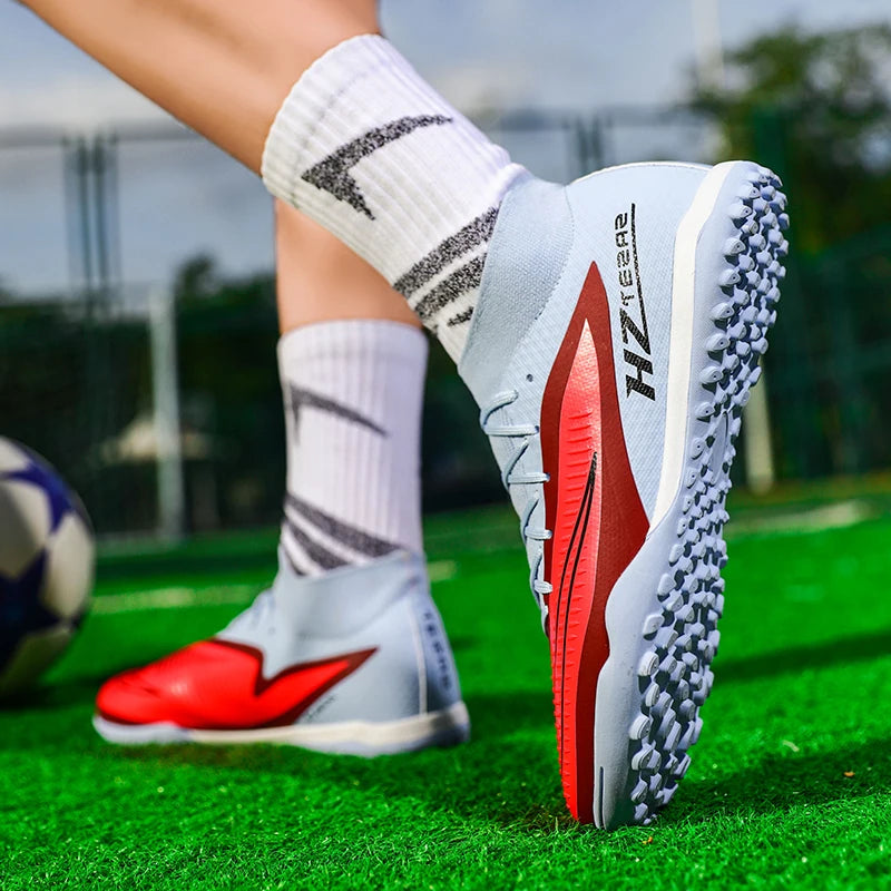 Soccer Cleats for Mens Womens Indoor Turf Soccer Shoes Youth TF Training Football Boots Unisex