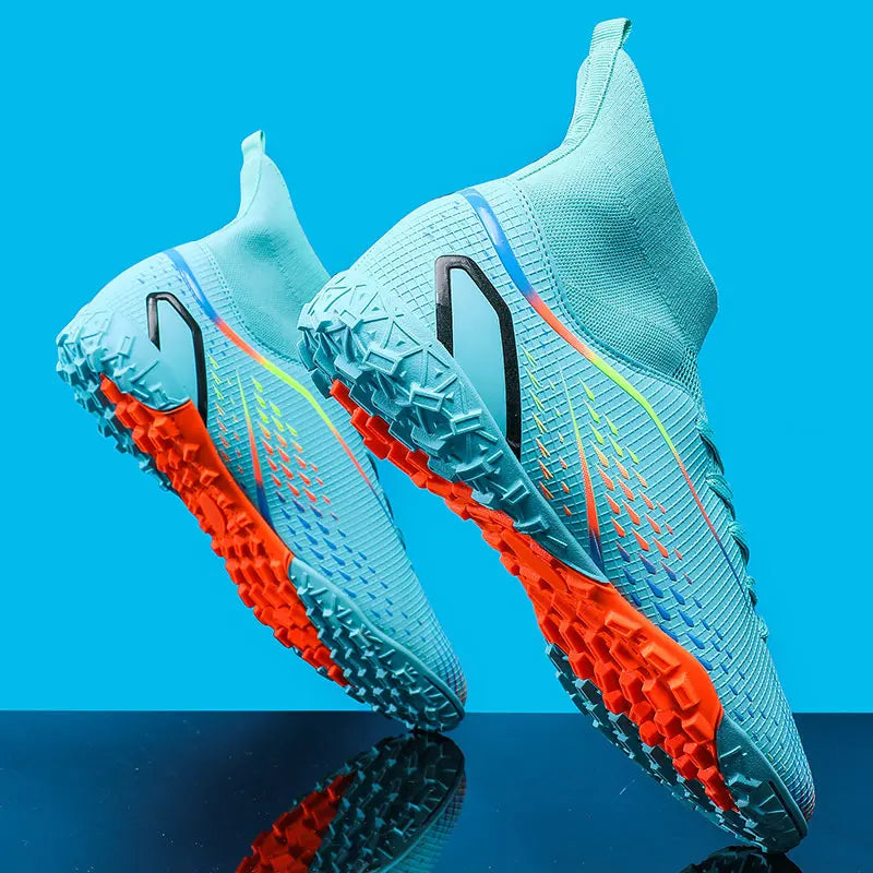 Men Soccer Shoes Kids Football Boots Women Professional Soccer Cleats Antiskid Chaussure Football TF/FG Outdoor Football Shoes