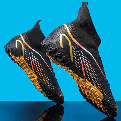 Men Soccer Shoes Kids Football Boots Women Professional Soccer Cleats Antiskid Chaussure Football TF/FG Outdoor Football Shoes