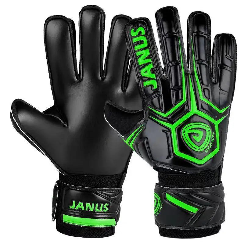 Goalkeeper Gloves Finger Save - Professional Non-Slip Latex Soccer Gloves for Adult Youth Kids