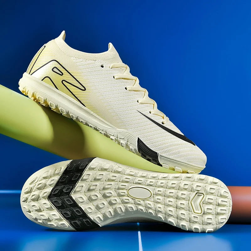 New Men Football Boots Sport Boys Soccer Shoes Adult Cleats Long Spikes Outdoor Training Non Slip Breathable Match Comfortable