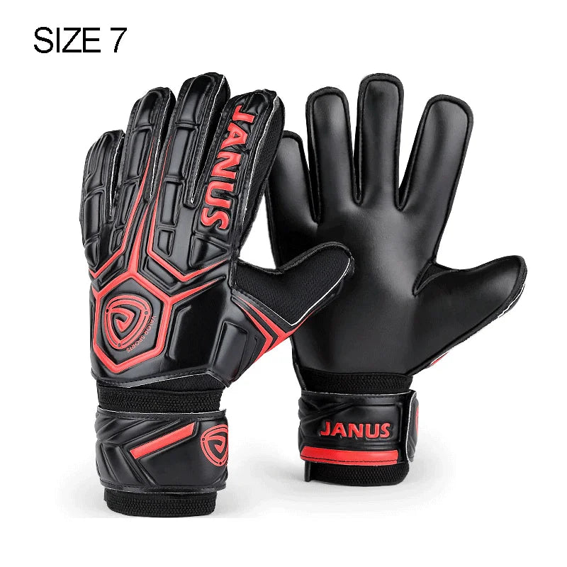 Goalkeeper Gloves Finger Save - Professional Non-Slip Latex Soccer Gloves for Adult Youth Kids