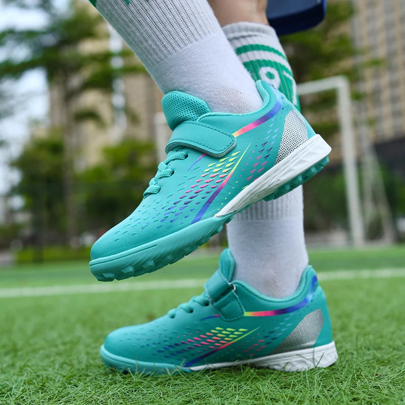 Boys Soccer Cleats Anti Slip Children Football Boots Fashion Kids Sneakers Outdoor Hard Court Youth Turf Shoes Cheap Sports Shoe