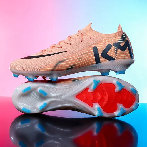 Men Soccer Shoes Grass Cleats High-top Ultralight Sneakers Football Boots Non-Slip High-quality Match Indoor Hot-selling Outdoor