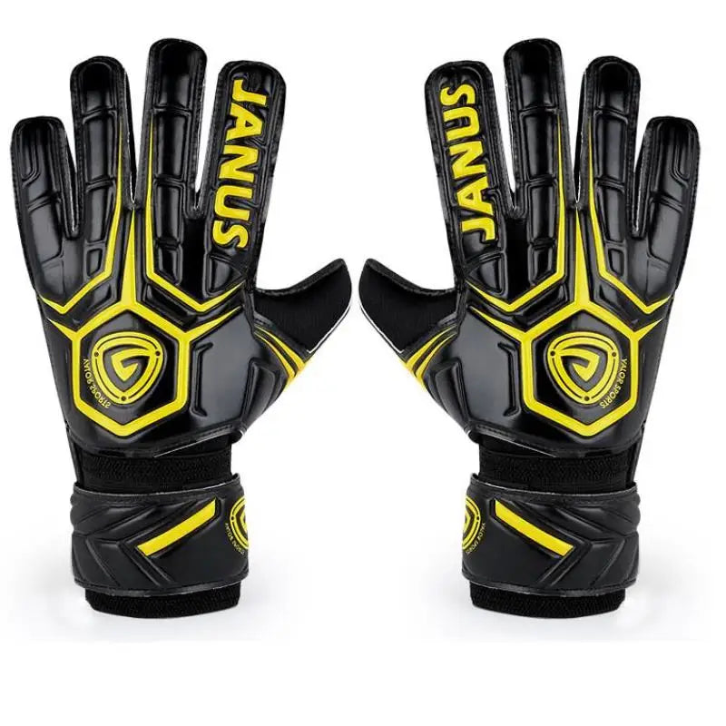 Goalkeeper Gloves Finger Save - Professional Non-Slip Latex Soccer Gloves for Adult Youth Kids