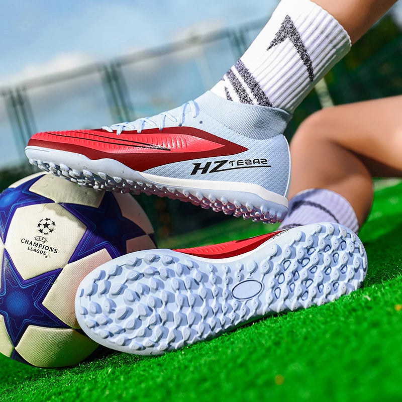 Soccer Cleats for Mens Womens Indoor Turf Soccer Shoes Youth TF Training Football Boots Unisex