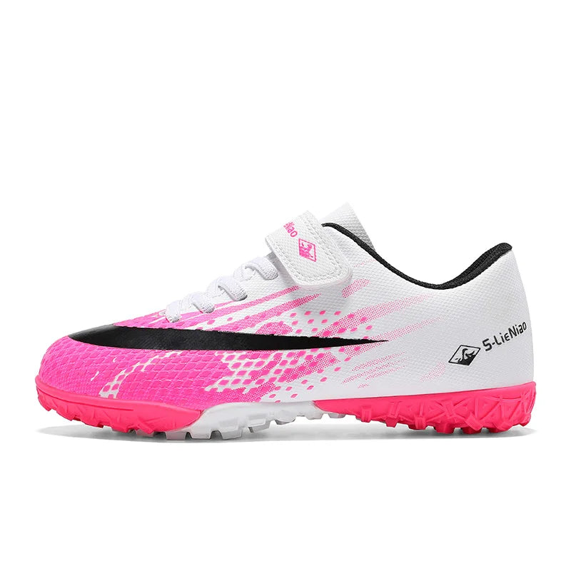 Boys Soccer Cleats Anti Slip Children Football Boots Fashion Kids Sneakers Outdoor Hard Court Youth Turf Shoes Cheap Sports Shoe