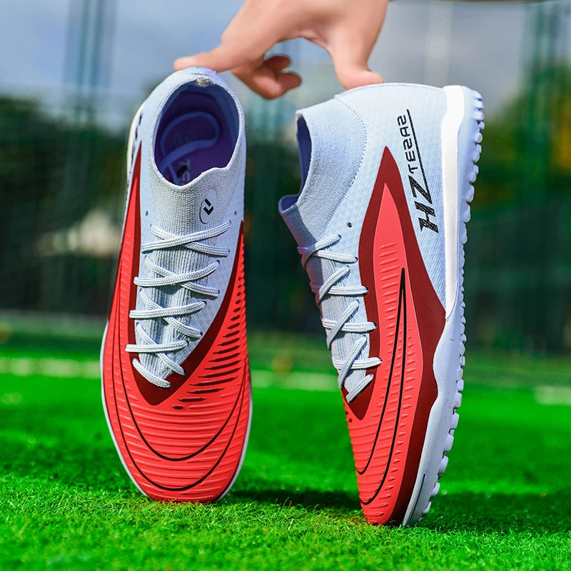 Soccer Cleats for Mens Womens Indoor Turf Soccer Shoes Youth TF Training Football Boots Unisex