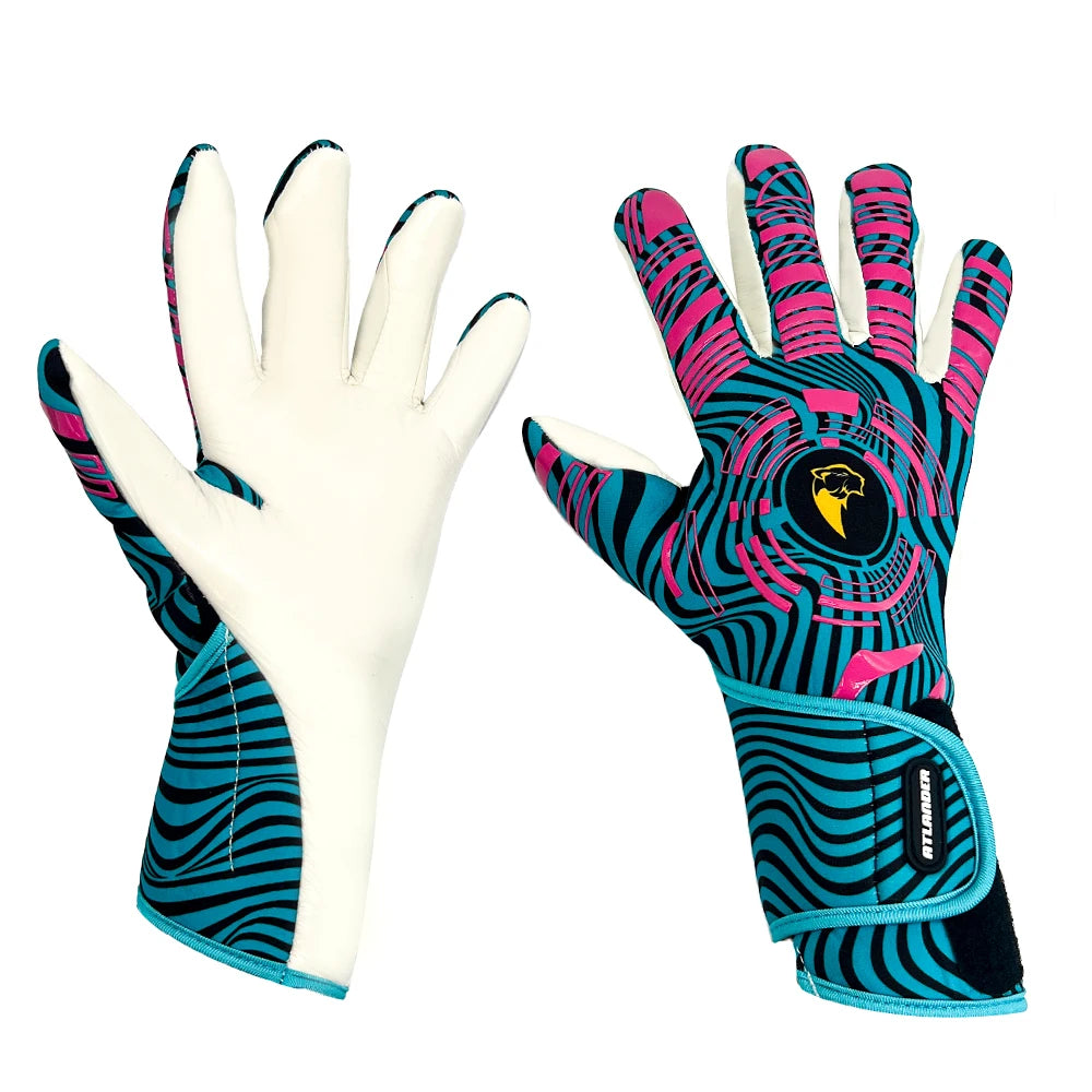 Adults Children Football Goalkeeper Gloves Latex Wear-resistant Sports Gloves Professional Match Anti-slip Soccer Goalie Gloves