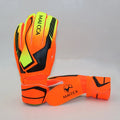 1 Pair Non-Slip Soccer Goalie Gloves Wear-Resistant Protective Fingers Game Goalkeeper Gloves Adjustable Anti Slip