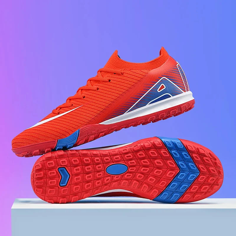 New Men Football Boots Sport Boys Soccer Shoes Adult Cleats Long Spikes Outdoor Training Non Slip Breathable Match Comfortable