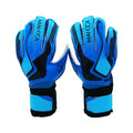 1 Pair Non-Slip Soccer Goalie Gloves Protective Fingers Latex Game Goalkeeper Gloves Adjustable Size 5-10
