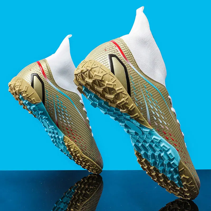 Men Soccer Shoes Kids Football Boots Women Professional Soccer Cleats Antiskid Chaussure Football TF/FG Outdoor Football Shoes