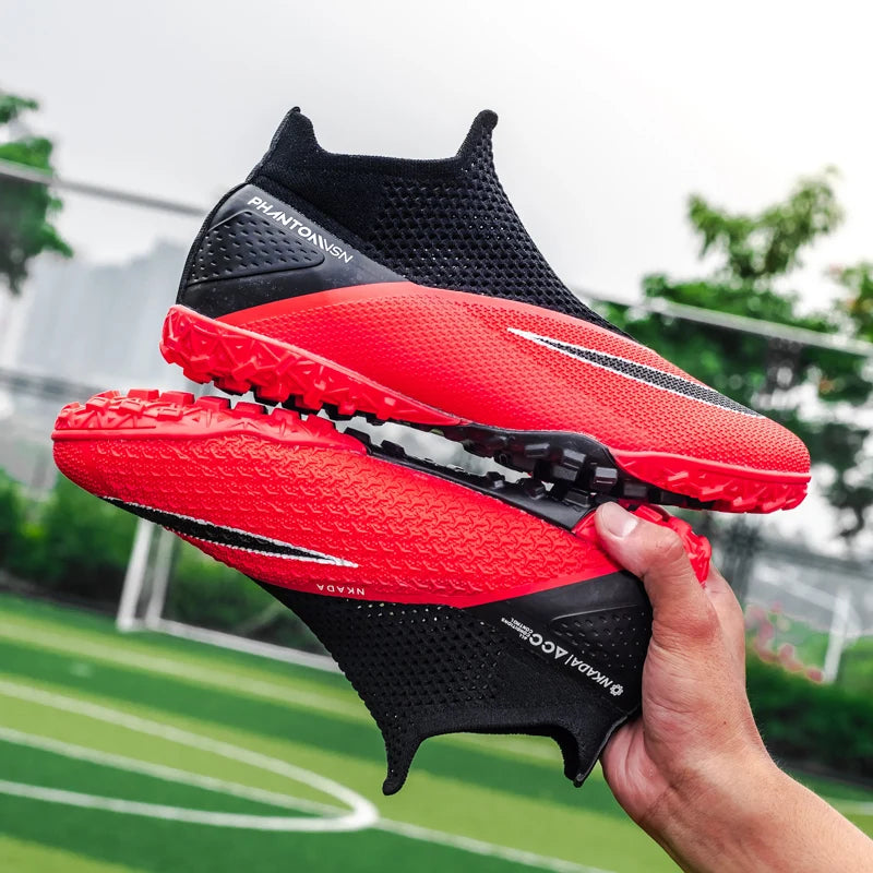 2025 Football Shoes New Men Match Sneakers Football Boots Cleats Mid-top Soccer Shoes High-quality Hot-selling Non-Slip FG/TF Fu