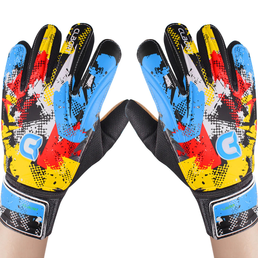 Soccer Goalkeeper Gloves, Graffiti Style Goalkeeper Gloves With Strong Grip, Non-Slip Soccer Gloves