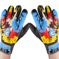 Soccer Goalkeeper Gloves, Graffiti Style Goalkeeper Gloves With Strong Grip, Non-Slip Soccer Gloves