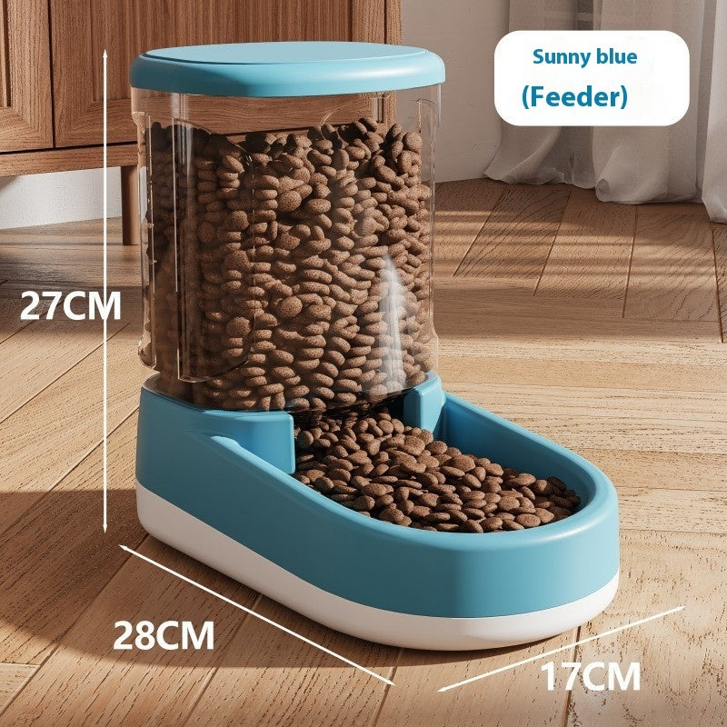 Automatic Pet Water Fountain & Feeder