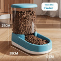 Automatic Pet Water Fountain & Feeder