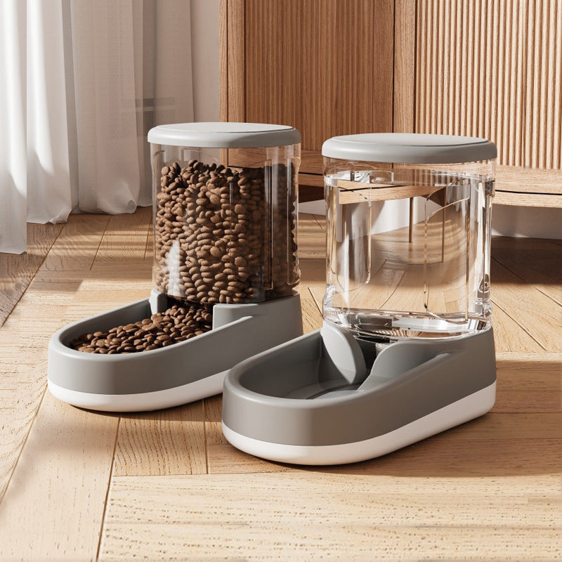 Automatic Pet Water Fountain & Feeder