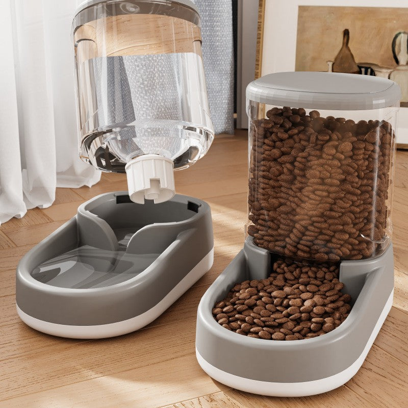 Automatic Pet Water Fountain & Feeder