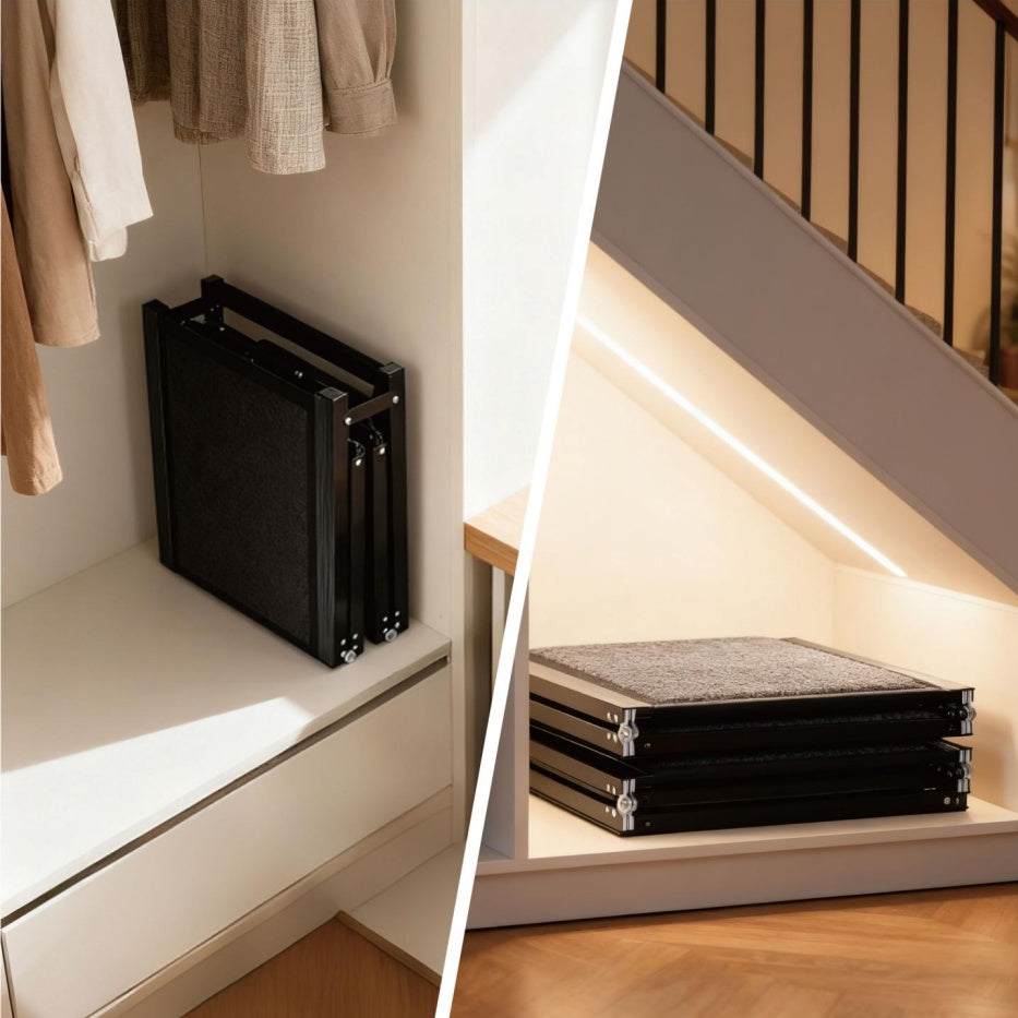 Dog Ramp For Car 65inchX17.2inch Large Folding Pet Stair Ramps For Truck, SUV, With Non-Slip Surface, Up To 250LBS, Outdoor Dog Car Ramp For Medium & Large Dogs, Portable Pet Steps